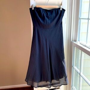 J Crew Strapless Tulle Cotton Lined A Line Dress 6